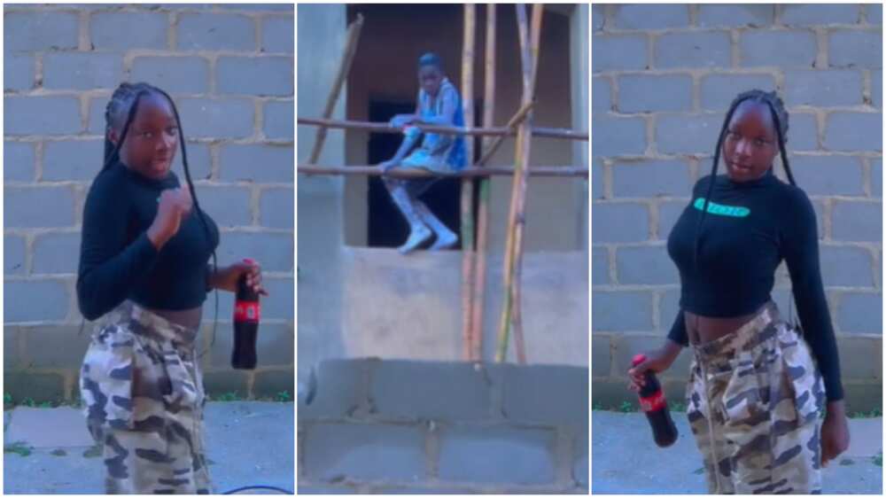 Lady danced with grace/Boy stopped work and watched Lady danced with grace/Boy stopped work and watched