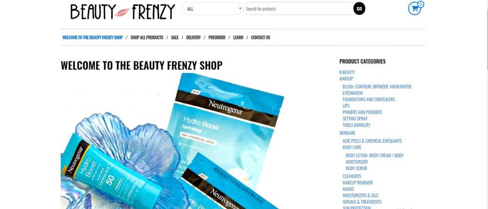 Beauty Frenzy online store Beauty Frenzy online store