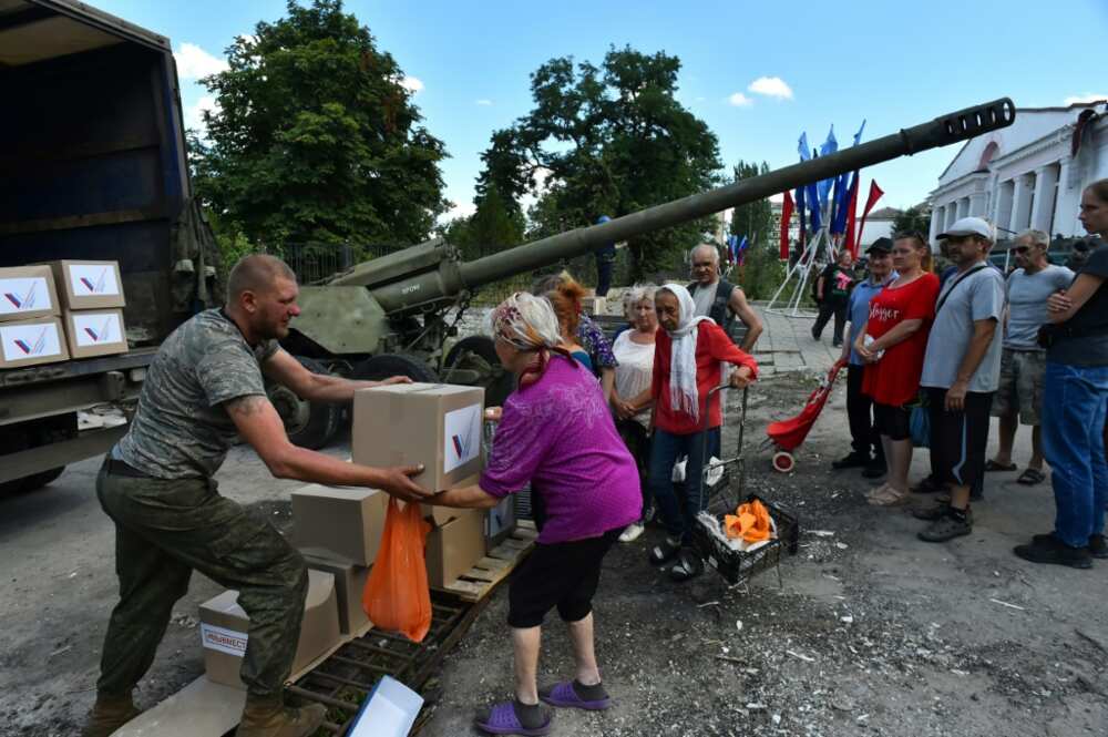 Residents of destroyed cities under both Ukrainian and Russian control depend on humanitarian aid to survive