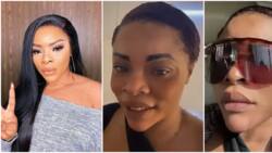 I bought a new chin: Laura Ikeji joyfully announces as she gets work done on face for pointy look