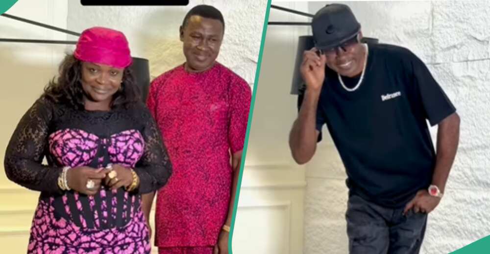 Lady shows off her parents in stylish outfits