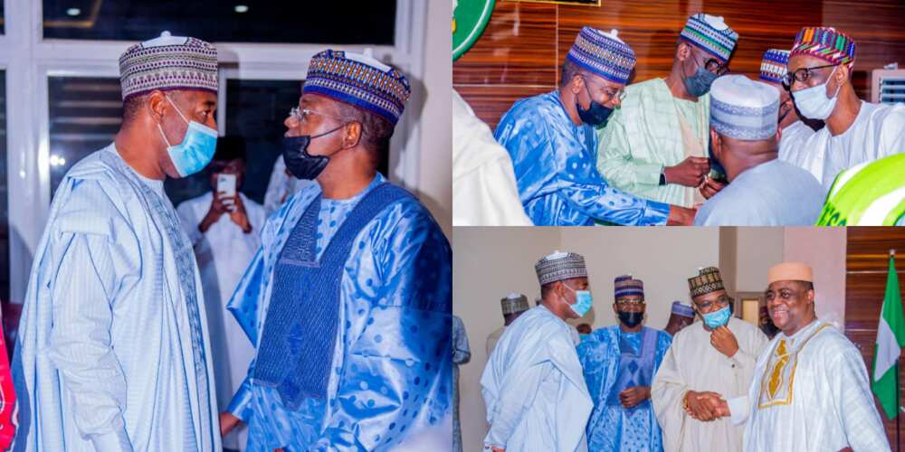 APC governors, VIPS present at Buhari's son's wedding