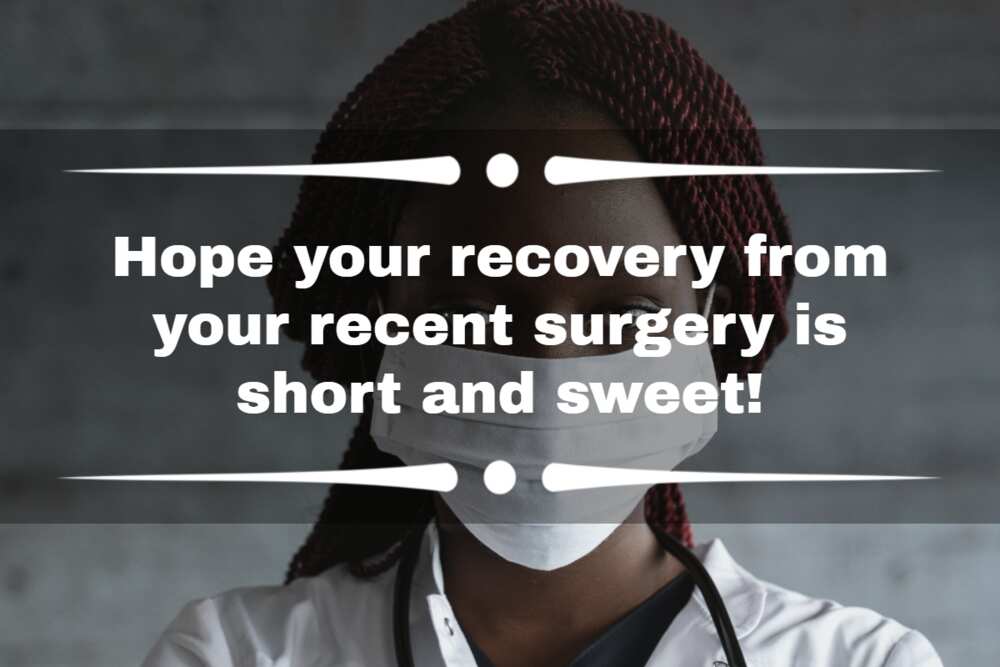 wishes for a successful surgery