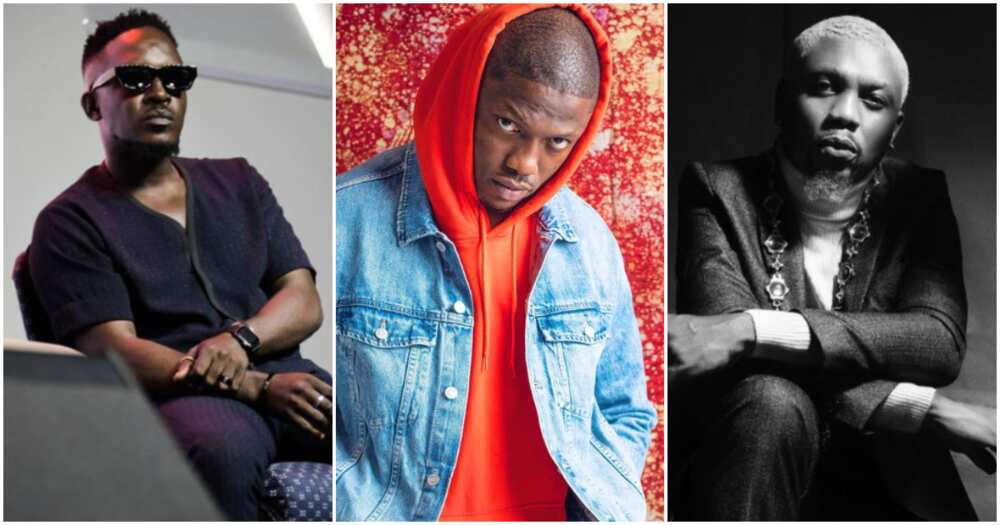 Nigerian rappers MI, Vector, and Reminisce
