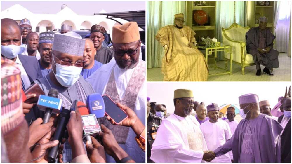 Atiku Visits IBB in Minna, Speaks on 2023 Presidency