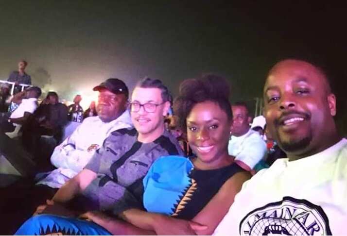 Sweet photos Chimamanda Adichie and husband at event in Akwa