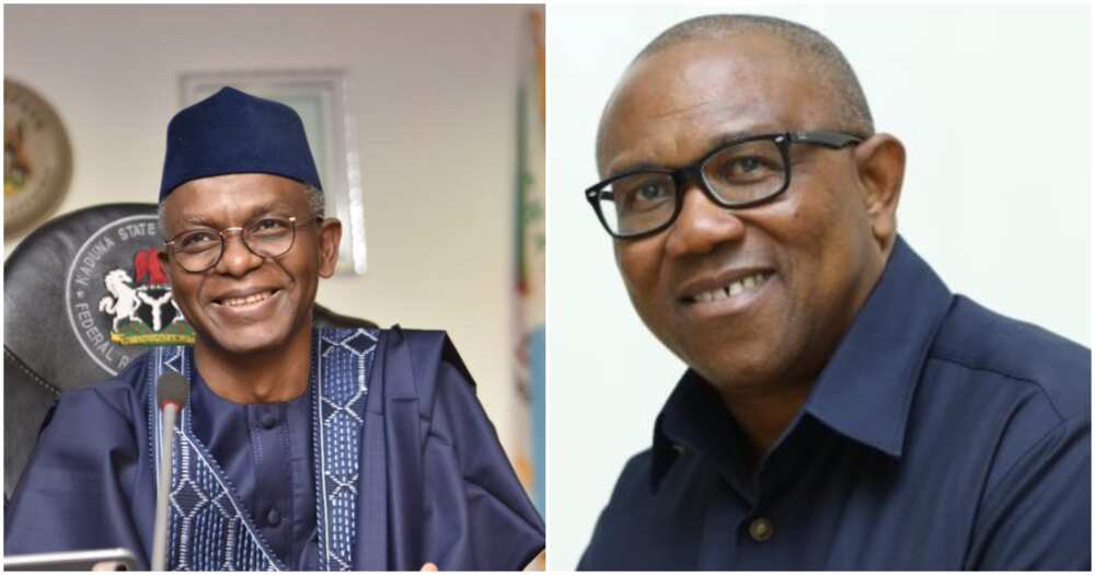 Peter Obi, Kaduna state, Labour Party, 2023 election, 
Nasir Ahmad El-Rufai