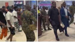 Trending video of Davido's bodyguard whipping fan with belt sparks reactions