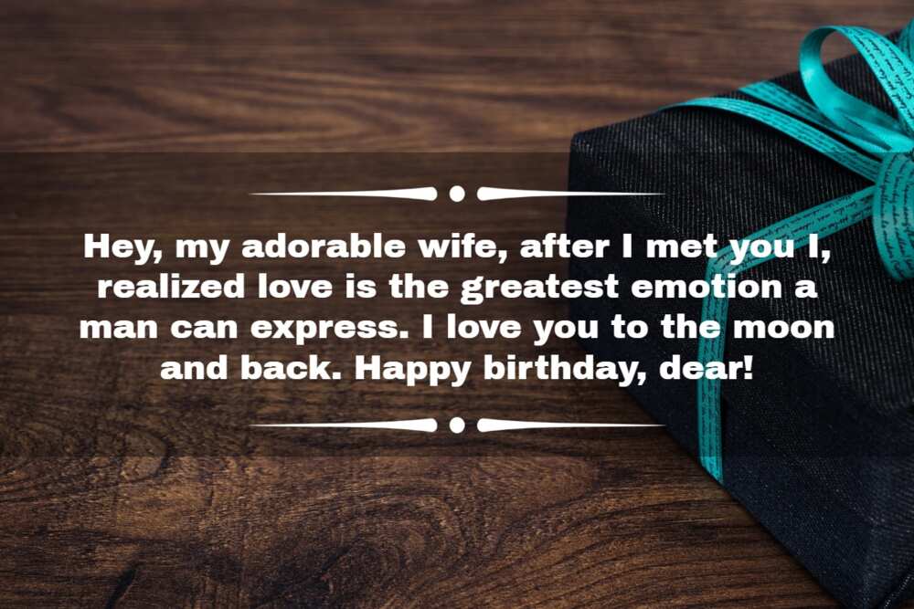 How can I wish my wife a happy birthday?
