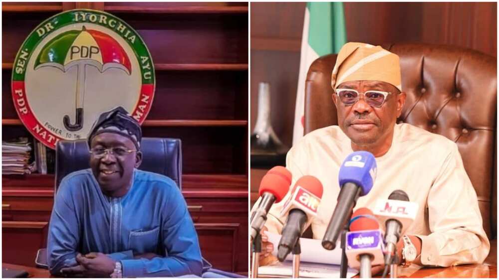 Governor Wike/PDP/Wike Moves Against PDP's Suspension, Expulsion/PDP/Atiku/Iyorchia Ayu