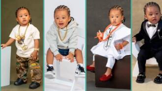 "N125k for only shoe?" Mum who spent over N400k on son's birthday photoshoot causes buzz online