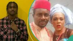 "He has been brainwashed": Reactions as Emeka Ike's son issues warning to people against his mum