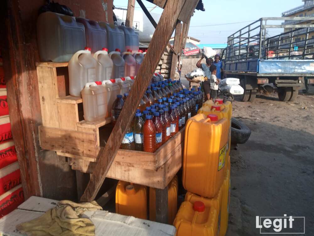 Due to the demand for oil in the market, the cost price increased by over ten percent in recent times. Photo credit: Esther Odili