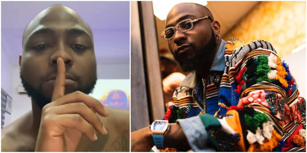Davido puts Twitter troll in his place for accusing him of clout chasing