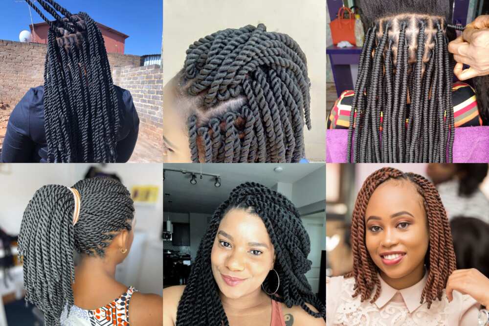 50+ Braided Hairstyles To Try Right Now : Eight-strand cornrow braids