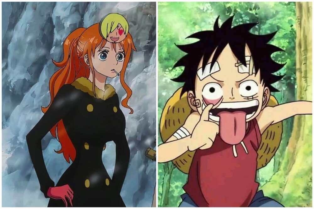 One Piece Live Action vs Anime  Nami ask Luffy for Help 