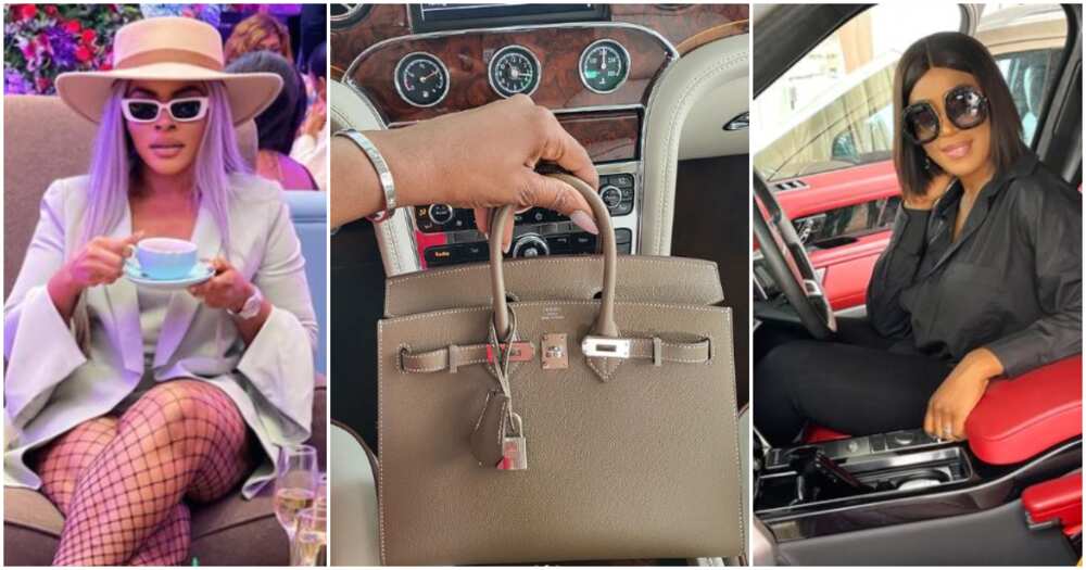 Laura Ikeji, Linda Ikeji, Hermes Birkin