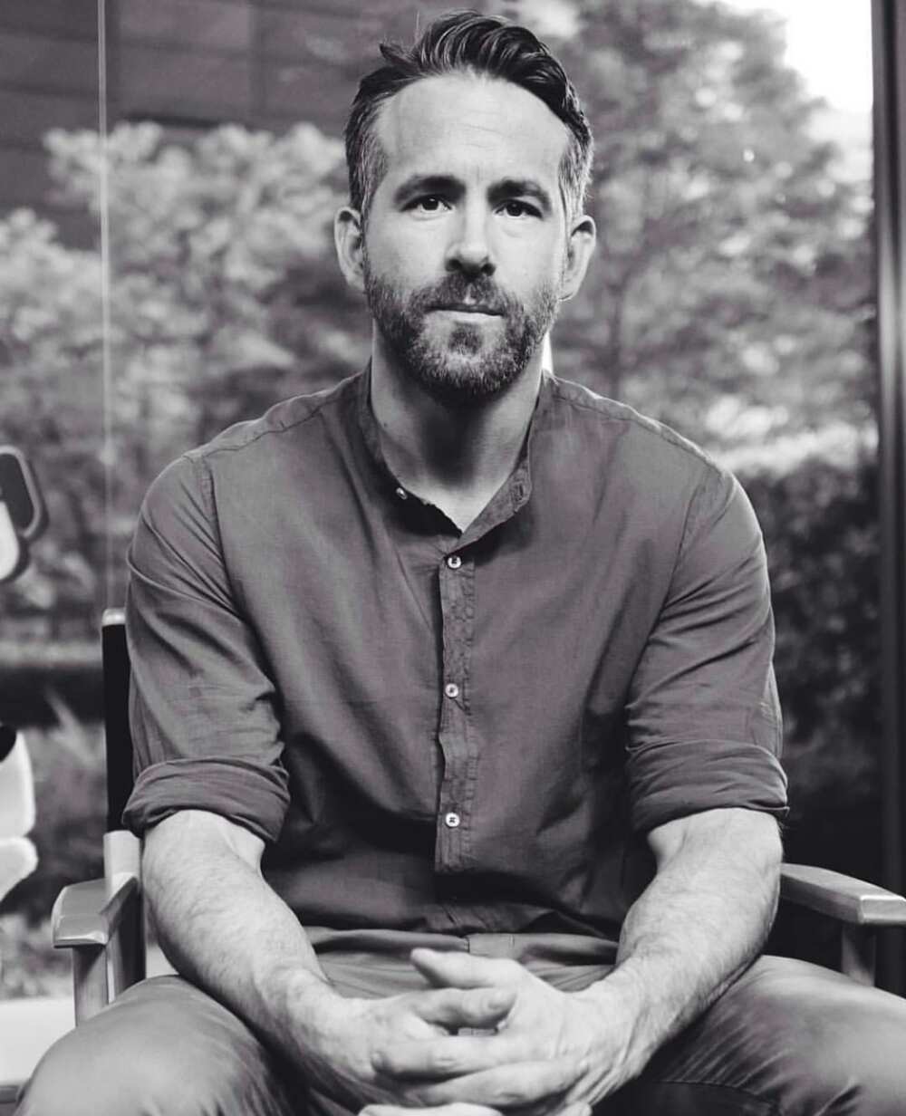 Ryan Reynold's Ivy League haircut