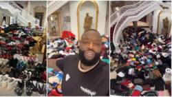Rick Ross denies being hoarder after showing piles of clothes in his mansion