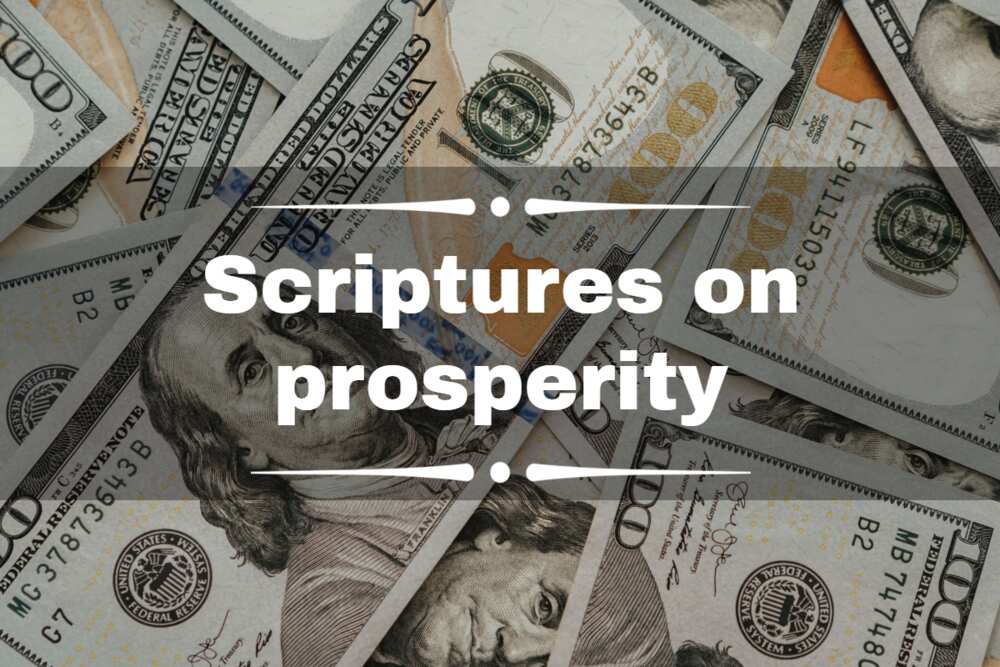 Scriptures on prosperity