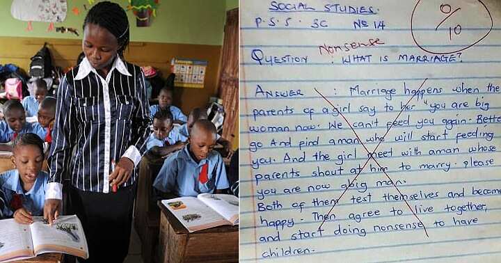 Teacher scores pupil zero in exam