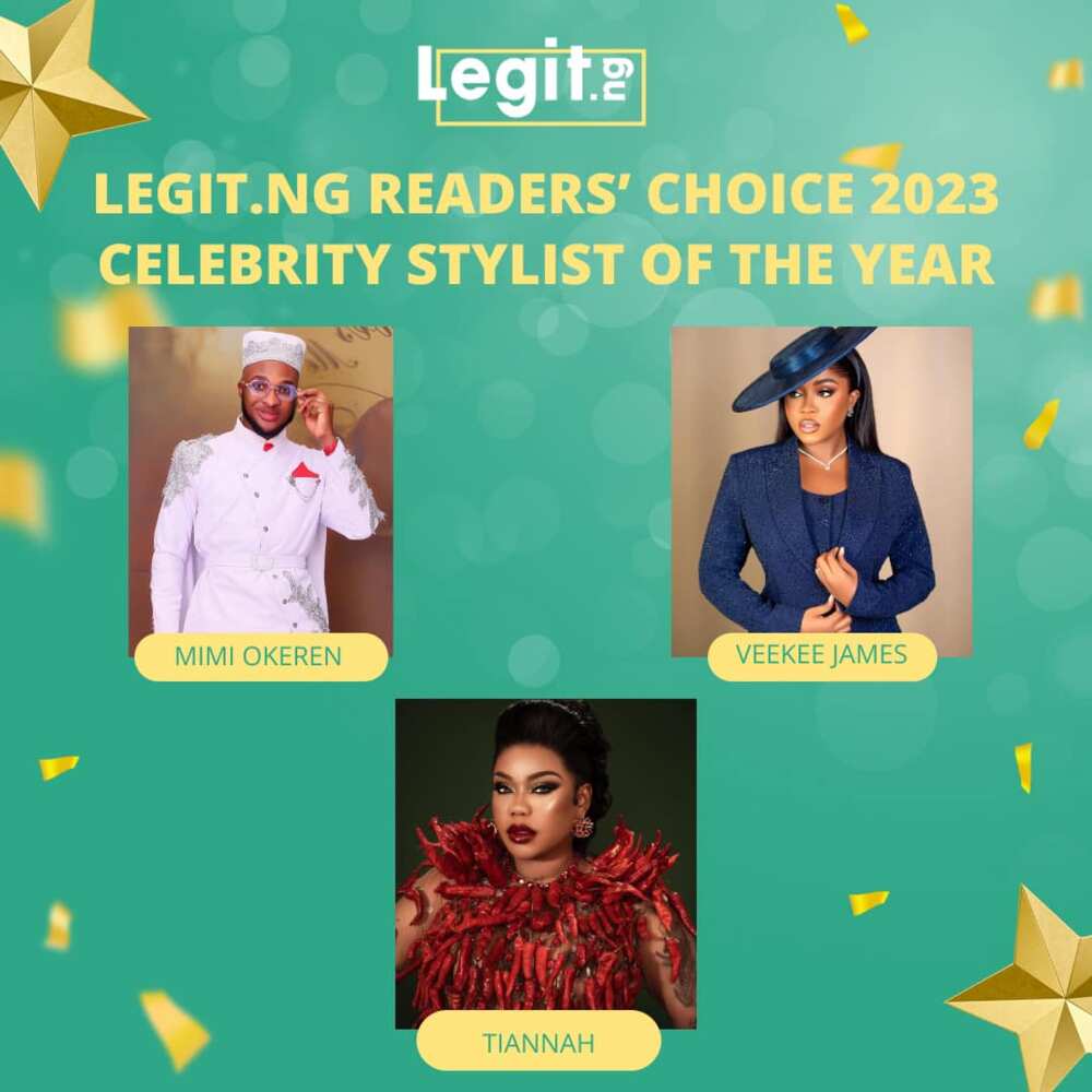 Legit.ng Readers' Choice 2023 for Celebrity Stylist of the Year