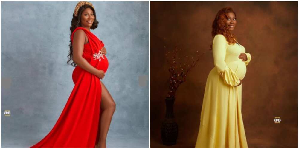 Adesua Etomi, Regina Daniels, X other Nigerian celebrities with gorgeous maternity photoshoot