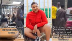 Etinosa shares hilarious moment agberos who came to disrupt her movie set were made to act and get paid