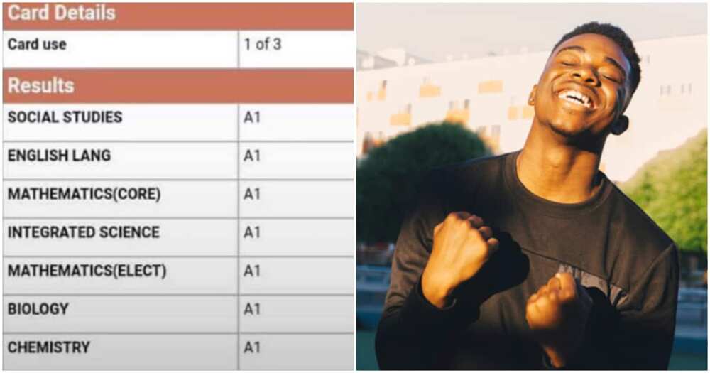 Teen with eight As in WASSCE.