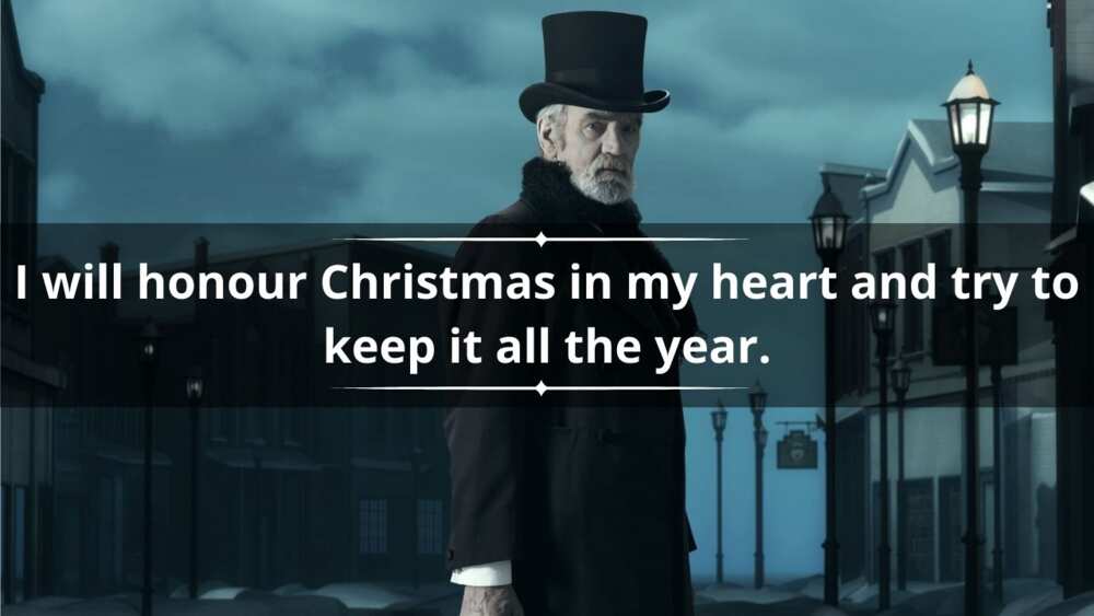 A Christmas Carol quotes scrooge