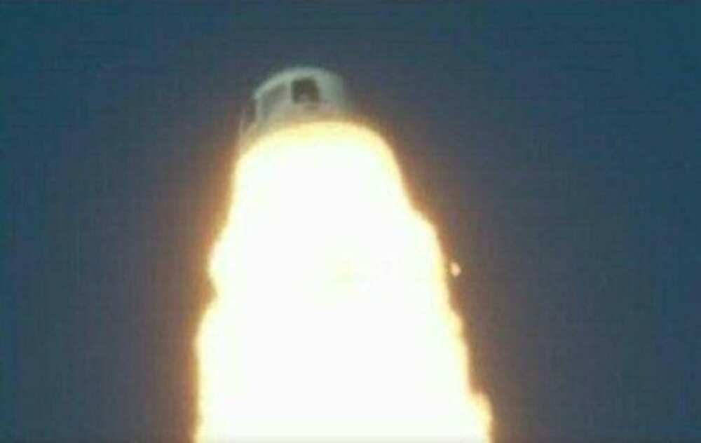 The report into the September 12, 2022 "mishap" said that failure of an engine nozzle caused by higher than expected engine operating temperatures caused the New Shepard rocket to fall back to the ground shortly after liftoff The report into the September 12, 2022 "mishap" said that failure of an engine nozzle caused by higher than expected engine operating temperatures caused the New Shepard rocket to fall back to the ground shortly after liftoff