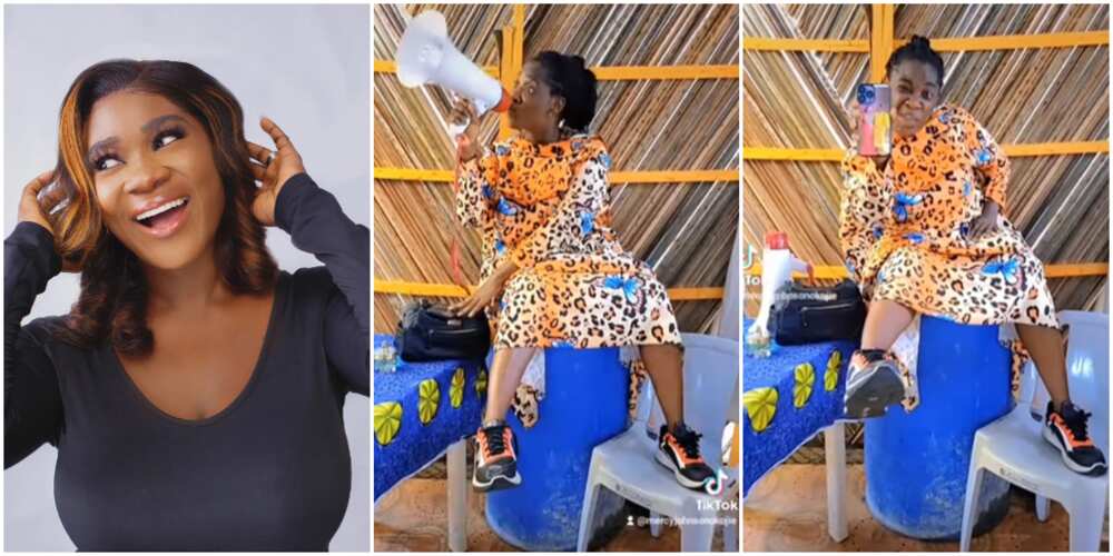 Mercy Johnson recreates her viral 'breaking news' clip