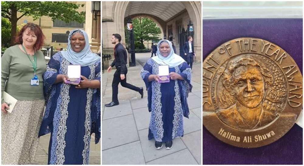 Nigerian scientist, Halima Ali Shuwa at the University of Manchester.