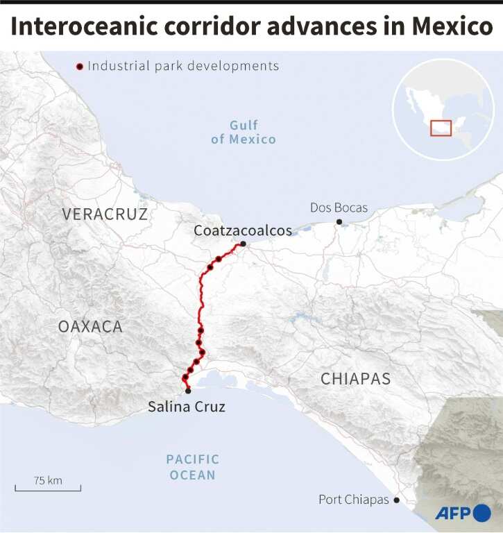 Interoceanic corridor advances in Mexico