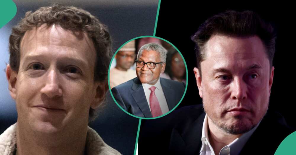 Mark Zuckerberg overthrows Elon Musk, Dangote gains