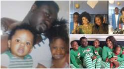 Rare photos of Mercy Johnson's grown-up stepchildren and husband Prince Odi's ex-wife hit social media