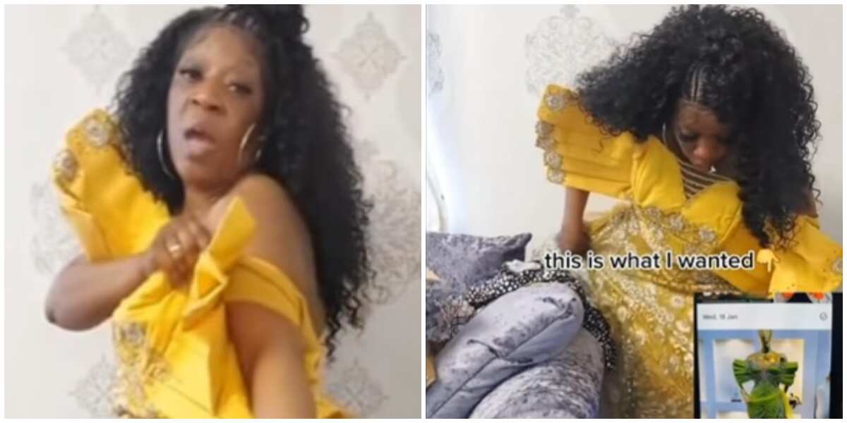Watch video: Lady shares clip of 2nd dress botched by her tailor
