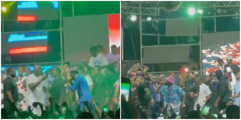 Davido, Dbanj perform at Obi Cubana mum's burial.