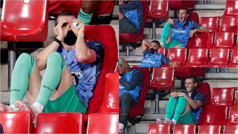 Gareth Bale trolls Real Madrid while sitting out on the bench against Granada