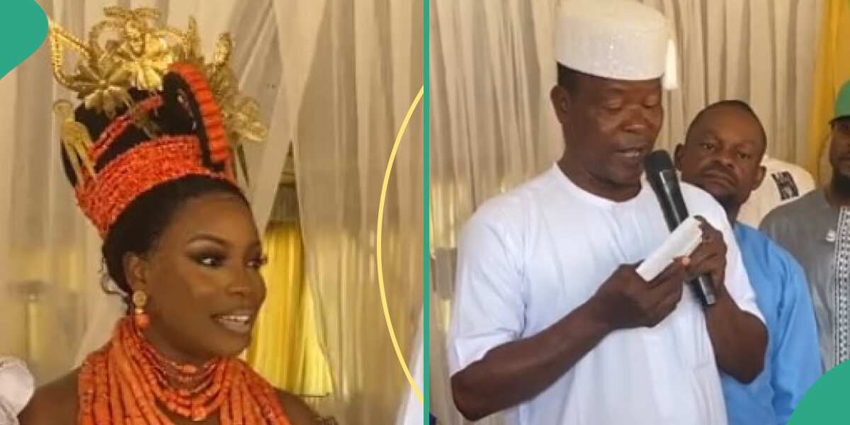 VIDEO: Yoruba father gives back dowry money to groom’s family, explains why he did not sell his daughter