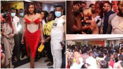 Actress Yvonne Nelson chokes cinema with movie premiere on Valentine Day, fans congratulate her