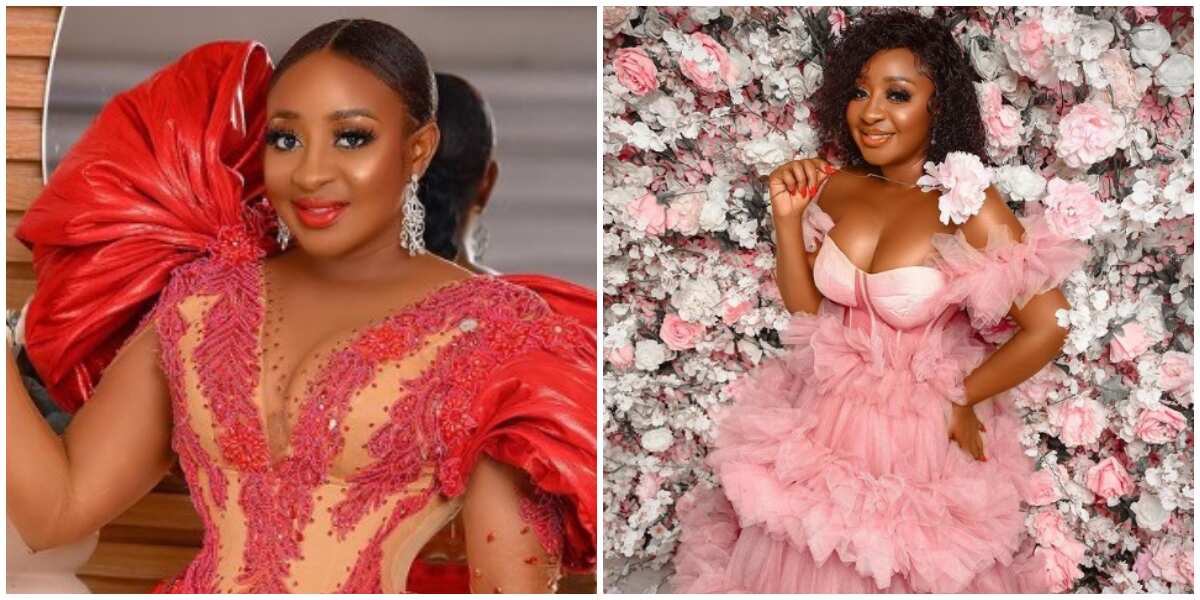 Nollywood actress Ini Edo personifies tulle heaven in breath-taking pink look