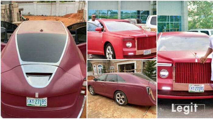 'I didn't go to university, God showed it to me': Viral man who turned his Venza to a Rolls Royce Sweptail