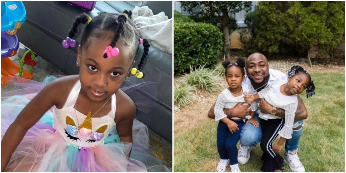 Sweet family reunion: Singer Davido reunites with his second daughter Hailey in Atlanta