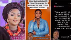 “She’s just pained”: Eniola Badmus reportedly threatens to arrest blogger Tosin Silverdam over her new photos