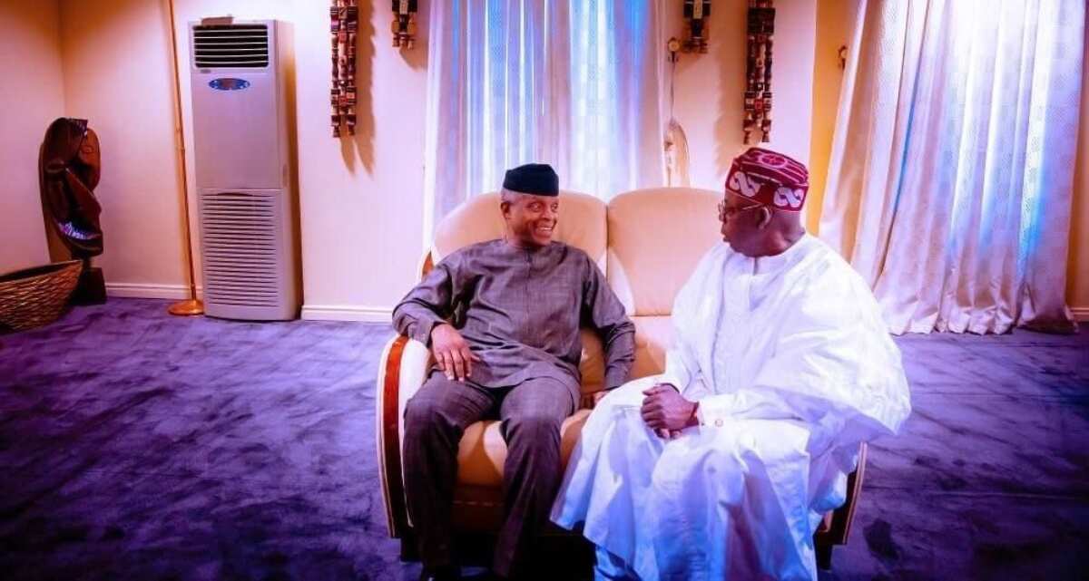 2023 election: PDP, Atiku in trouble as photos of Osinbajo, Tinubu in a private meeting leaks