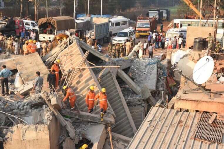 BREAKING: Casualties, persons trapped in rubble as another building collapses in Lagos