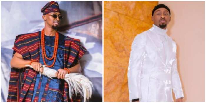 Wedding fashion: BBNaija star Saga looks like a Yoruba angel in sleek traditional look