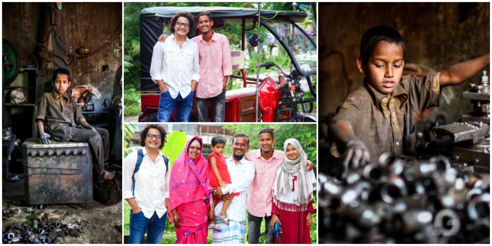 Viral photos as man reunites and lift out of poverty family of man he took photos of in 2006 Viral photos as man reunites and lift out of poverty family of man he took photos of in 2006