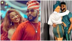 "Susu be serving legs for days": Adesua and Banky W give cute couple goals in style